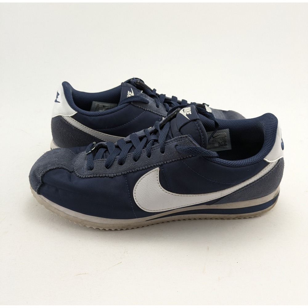 Womens Nike Cortez Textile Midnight Blue White Retro Shoes DZ2795-400 Size 10
